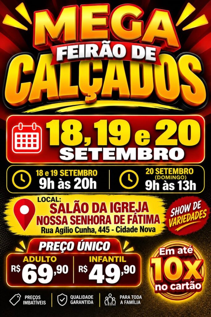 Mega Feirão de Calçados